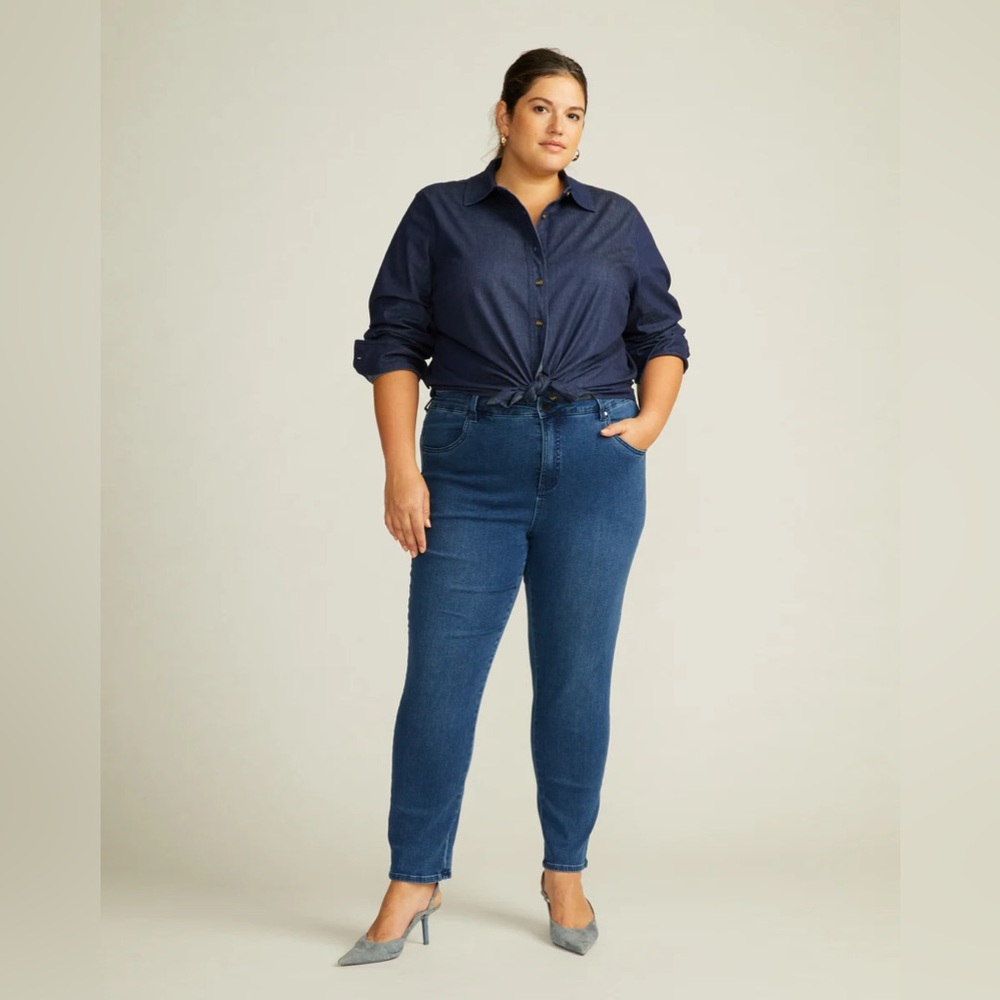 Universal Standard Seine High Rise Skinny Jeans 27 Inch